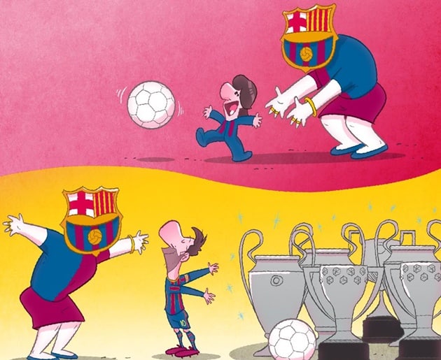 Cười té khói với loạt ảnh chế Messi phá kỷ lục Xavi - Bóng Đá