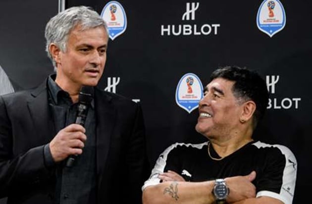 Mourinho reveals Maradona calls as he pays tribute to Argentina legend - Bóng Đá