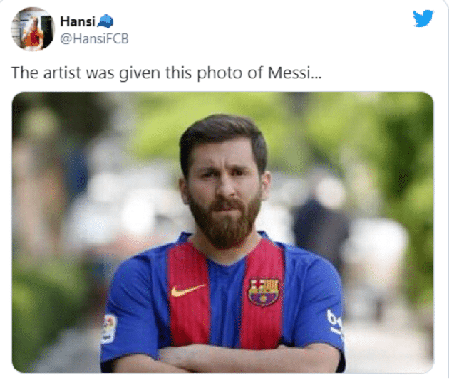 Phản ứng hài hước của khán giả khi thấy Barca tạc tượng Messi - Bóng Đá