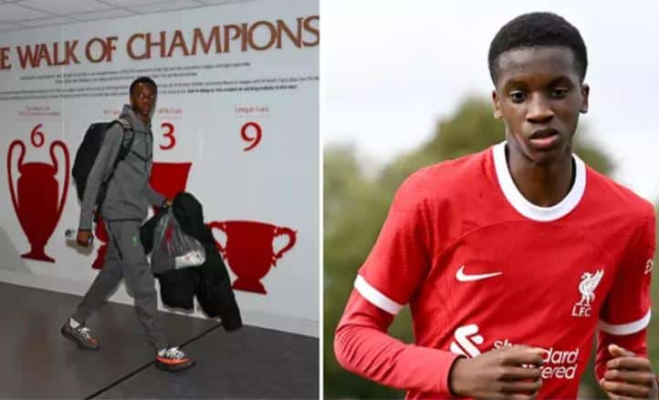 Who is Trey Nyoni? The 16-year-old named on the Liverpool bench vs Brentford - Bóng Đá